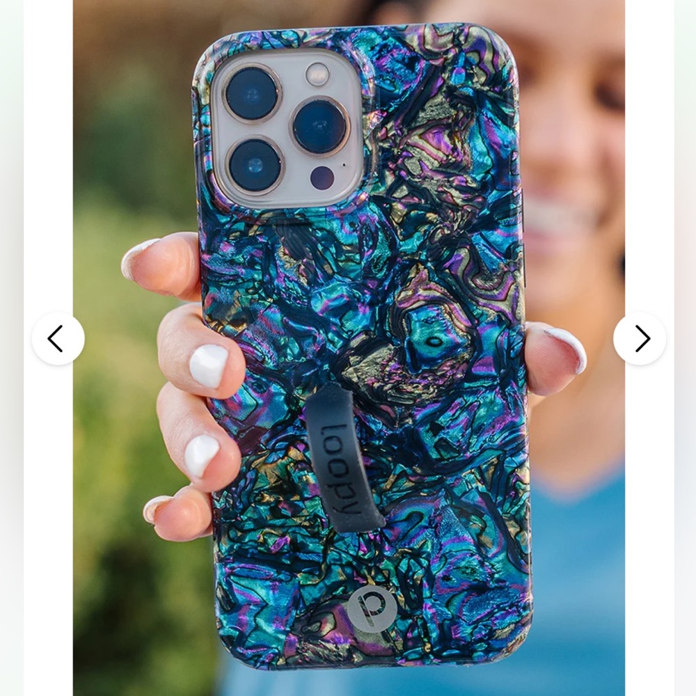 Loopy Case Iridescent Blue and Purple Phone Case